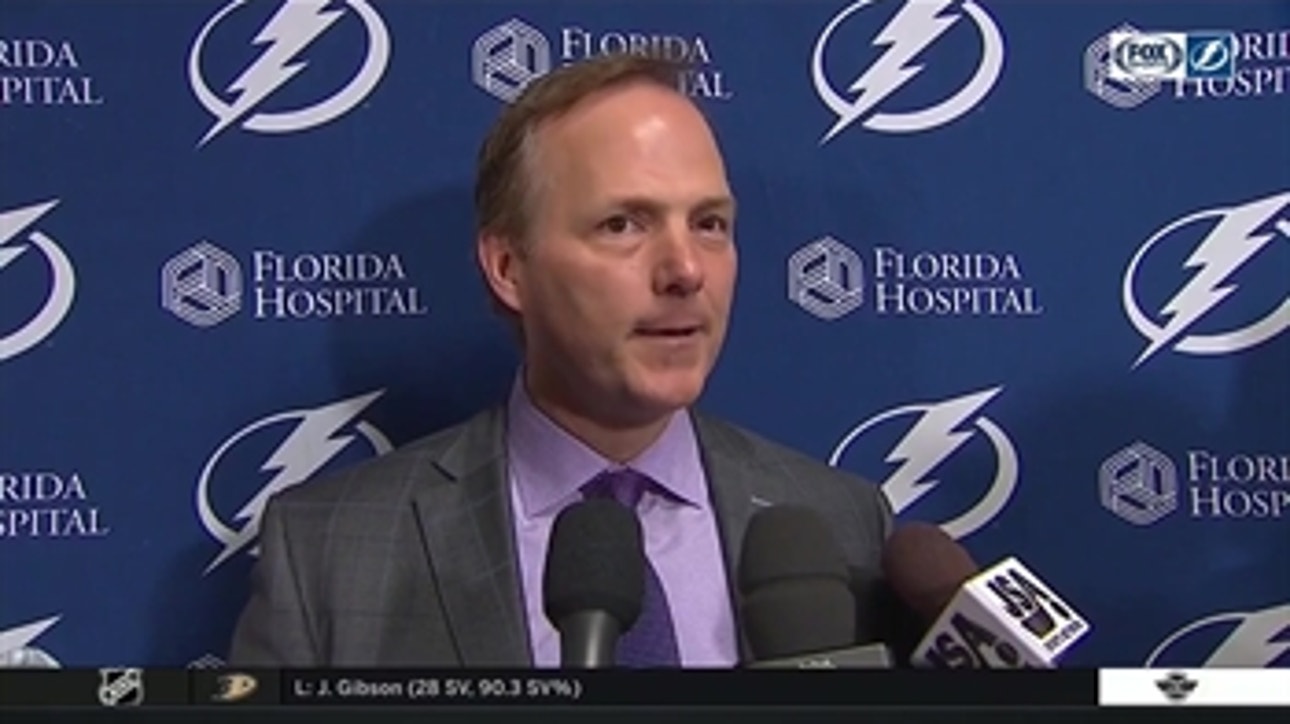 Jon Cooper on Lightning's 5-4 shootout win over Calgary