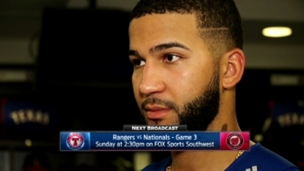 Nomar Mazara on building confidence in win over Nationals