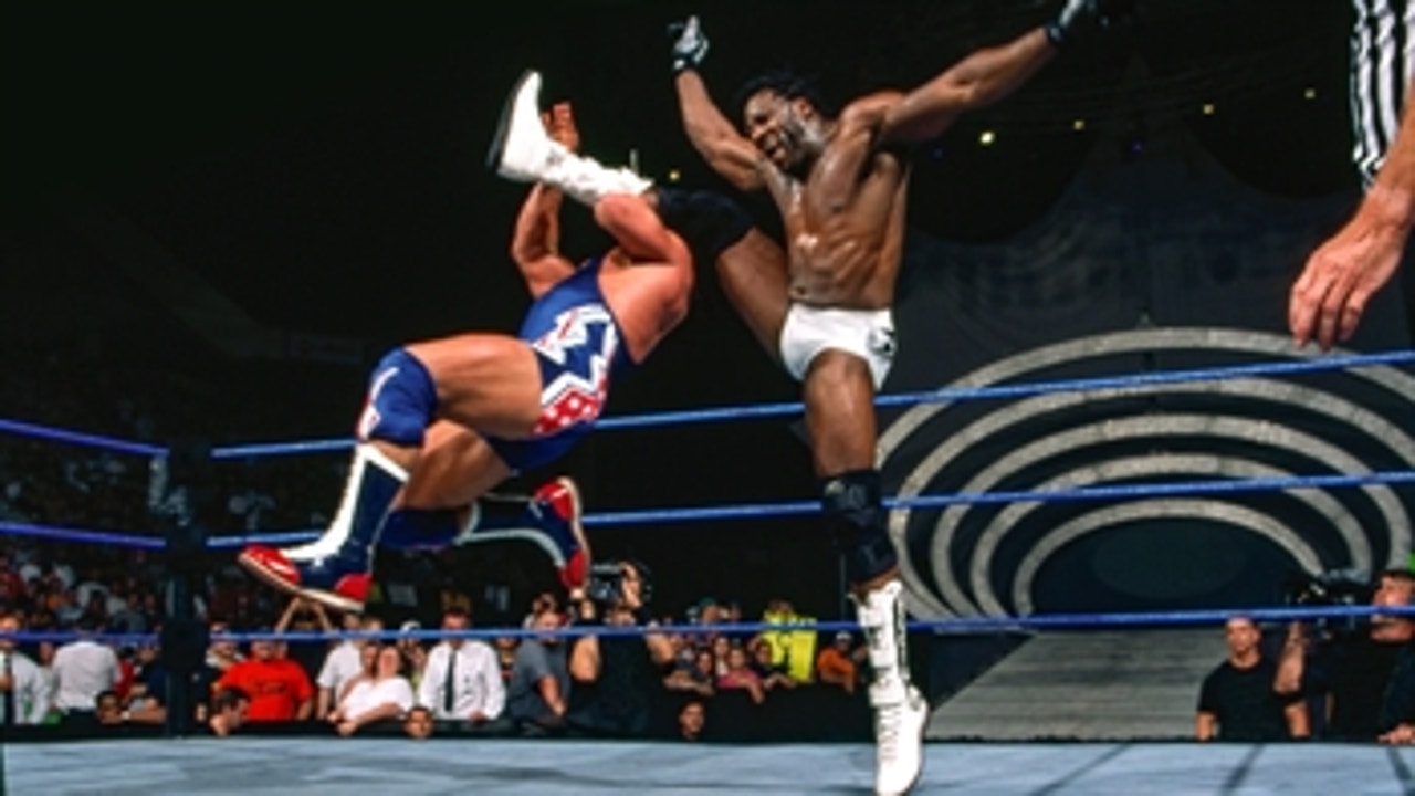 Booker T vs. Kurt Angle - WCW Title Match: SmackDown, July 26, 2001 (Full  Match) | FOX Sports