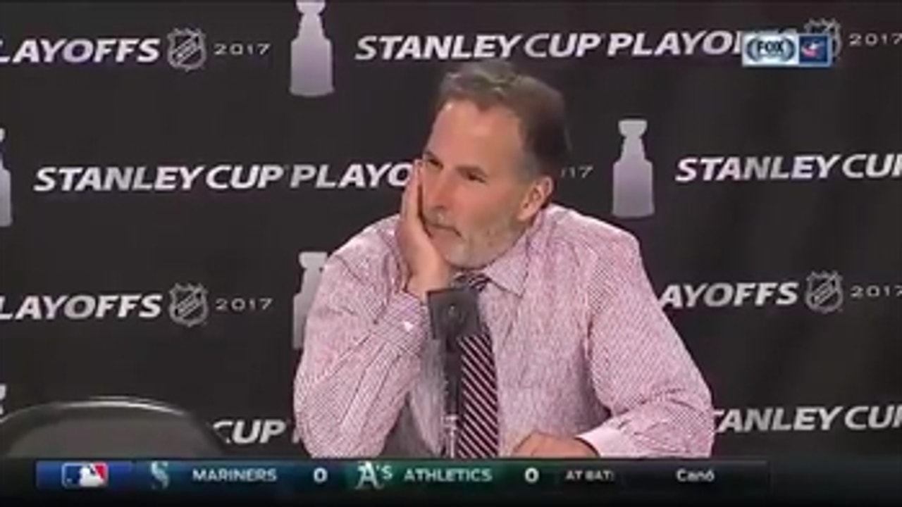 John Tortorella's postgame comments following playoff loss