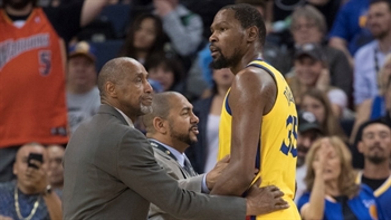 Shannon Sharpe says Kevin Durant is getting into Rasheed Wallace territory with ejections