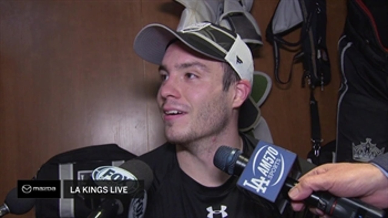 Matt Roy was excited to score his first career NHL goal