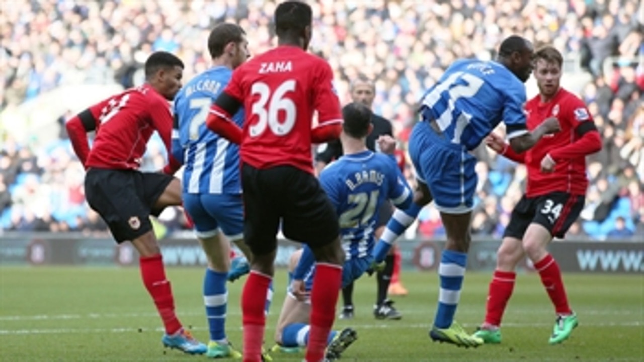 Campbell grabs equalizer for Cardiff City
