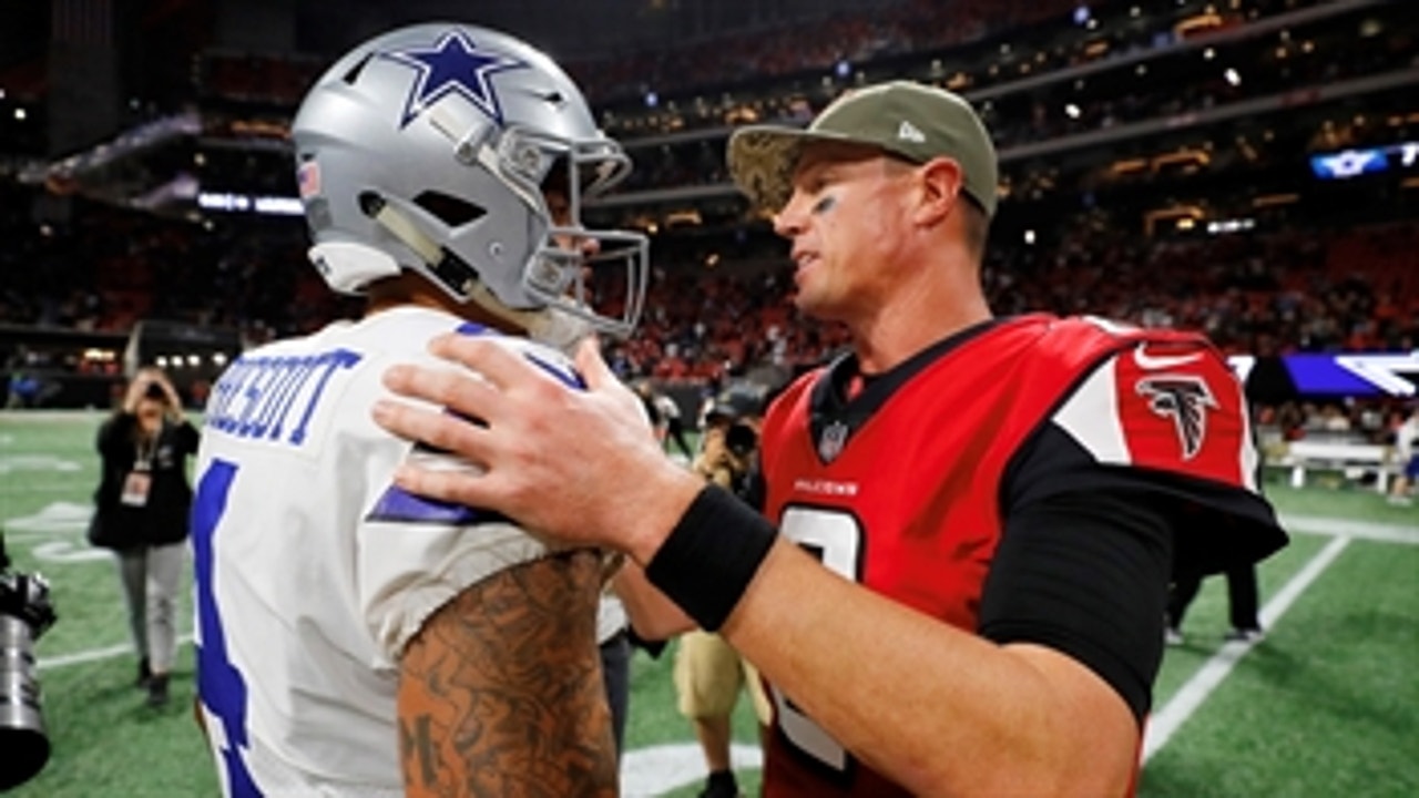 Nick Wright explains why the 'Matt Ryan Line' impacts QBs like Dak Prescott