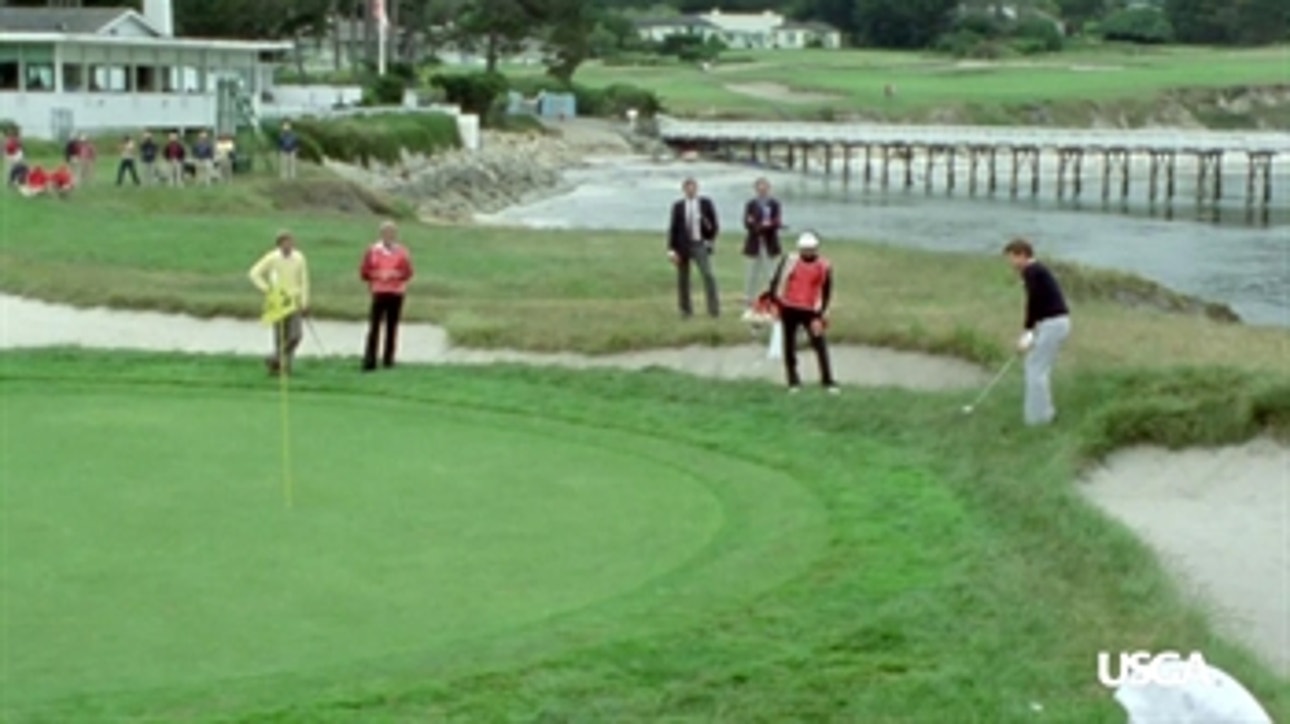 Tom Watson Looks Back at His Historic Moment on Pebble Beach's 17th Hole