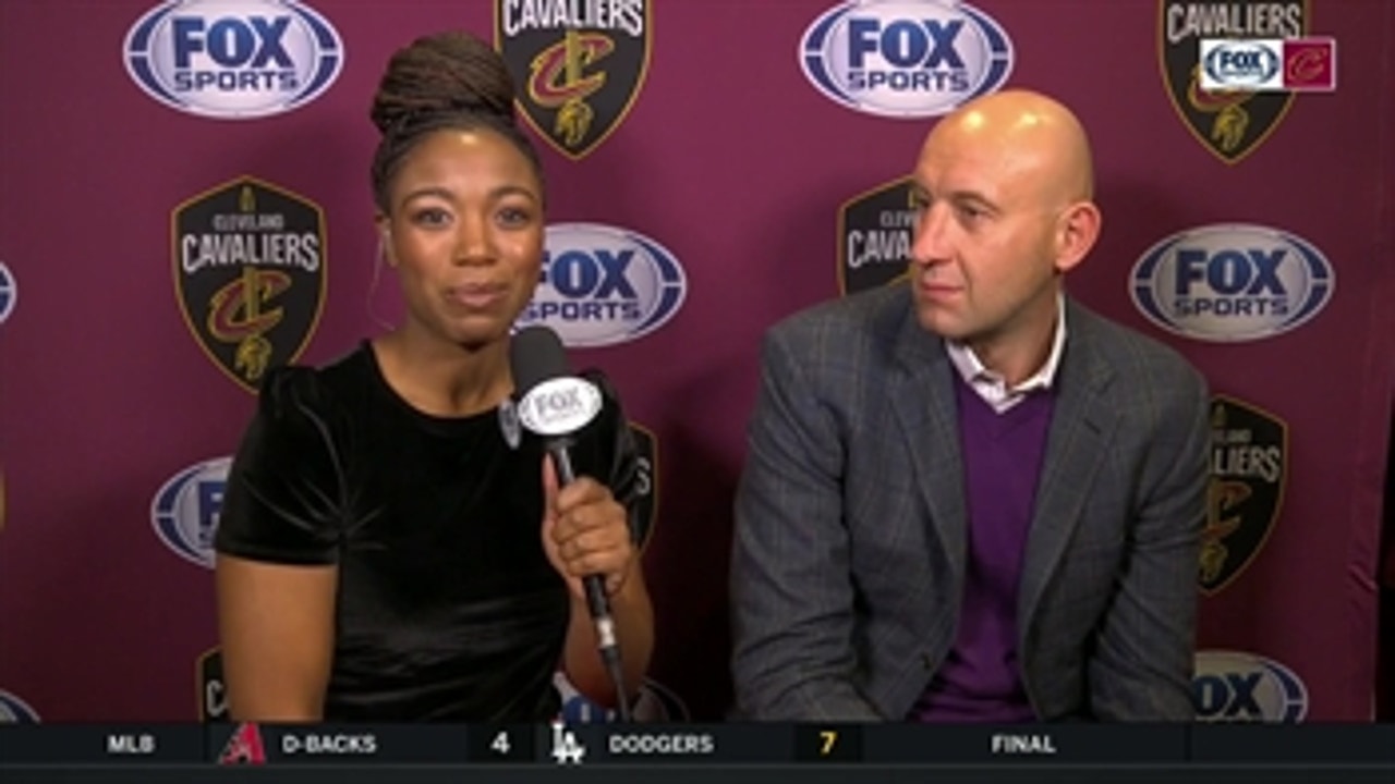 Zydrunas Ilgauskas is honored by the Cavs with his very own bobblehead