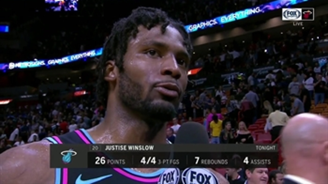 Justise Winslow on finishing after a slow start, staying in attack mode