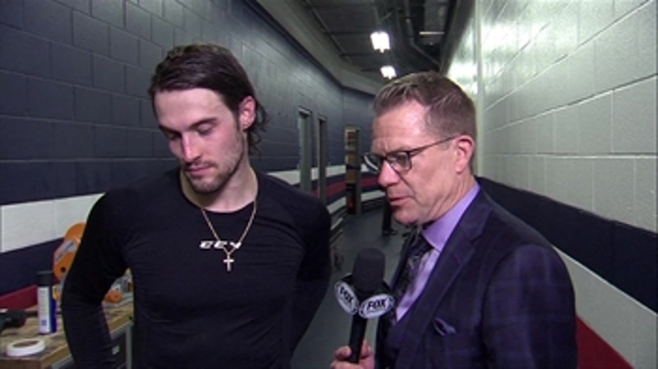 John Gibson talks about the Ducks' 8th win in their last 9 games