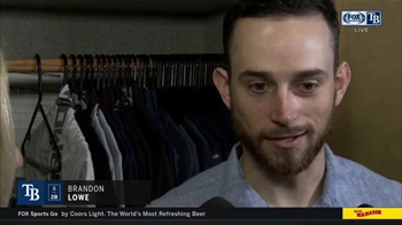 ALDS Game 3: Brandon Lowe reacts to  incredible atmosphere at the Trop