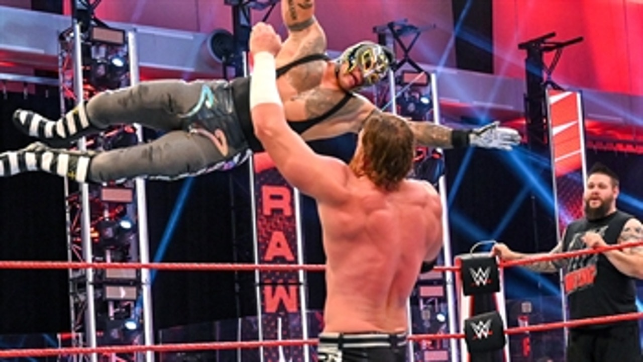 Rey Mysterio & Kevin Owens vs. Seth Rollins & Murphy: Raw July 6, 2020