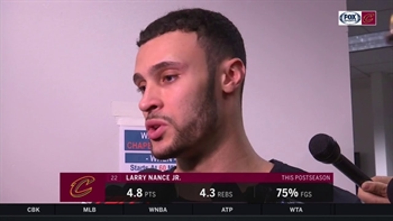 Larry Nance Jr. says Cavs won't stew over loss, looks forward to Game 2