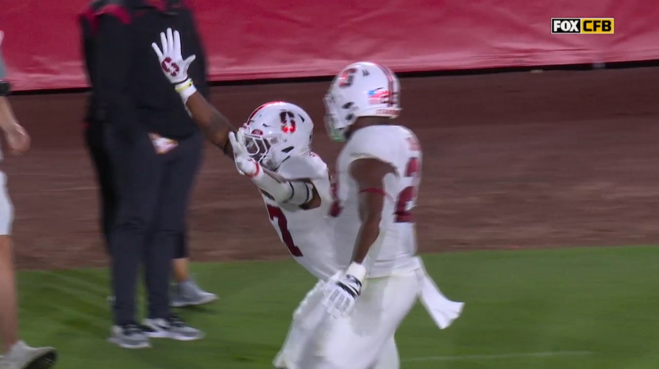 Kyu Blu Kelly picks off Kedon Slovis and returns it for a TD as Stanford extends lead over USC to 28-13