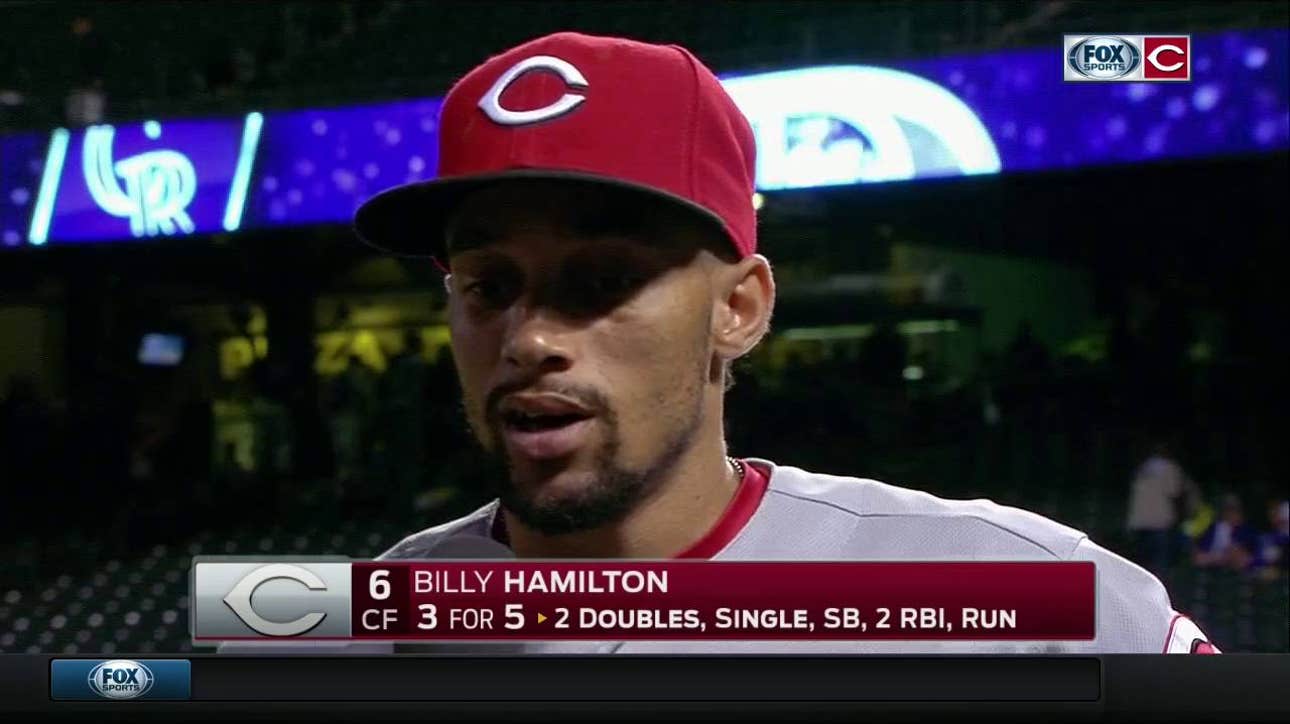 Hamilton focusing on bat, wants to do whatever it takes to help Reds win