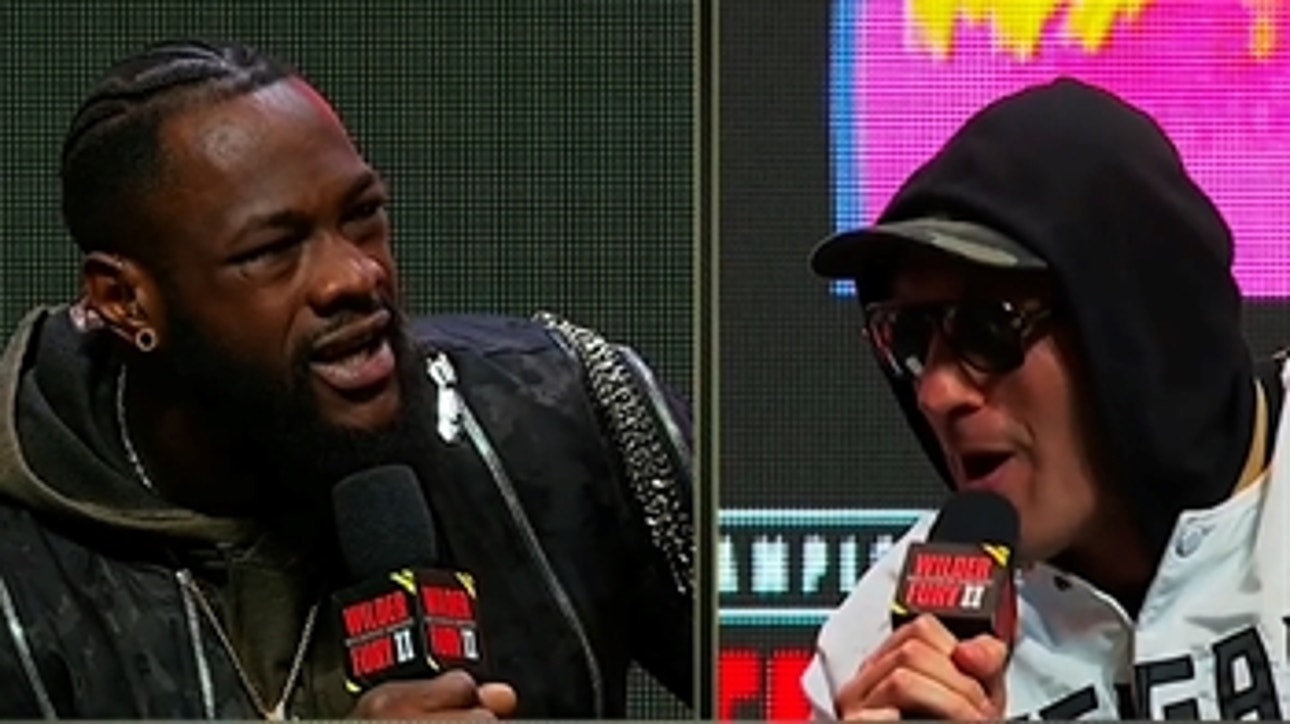 The best of Deontay Wilder and Tyson Fury's contentious press conference ' PBC on FOX