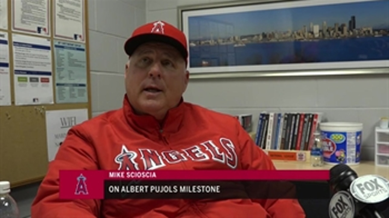 Mike Scioscia: 'The beauty of Albert is his passion for the game'
