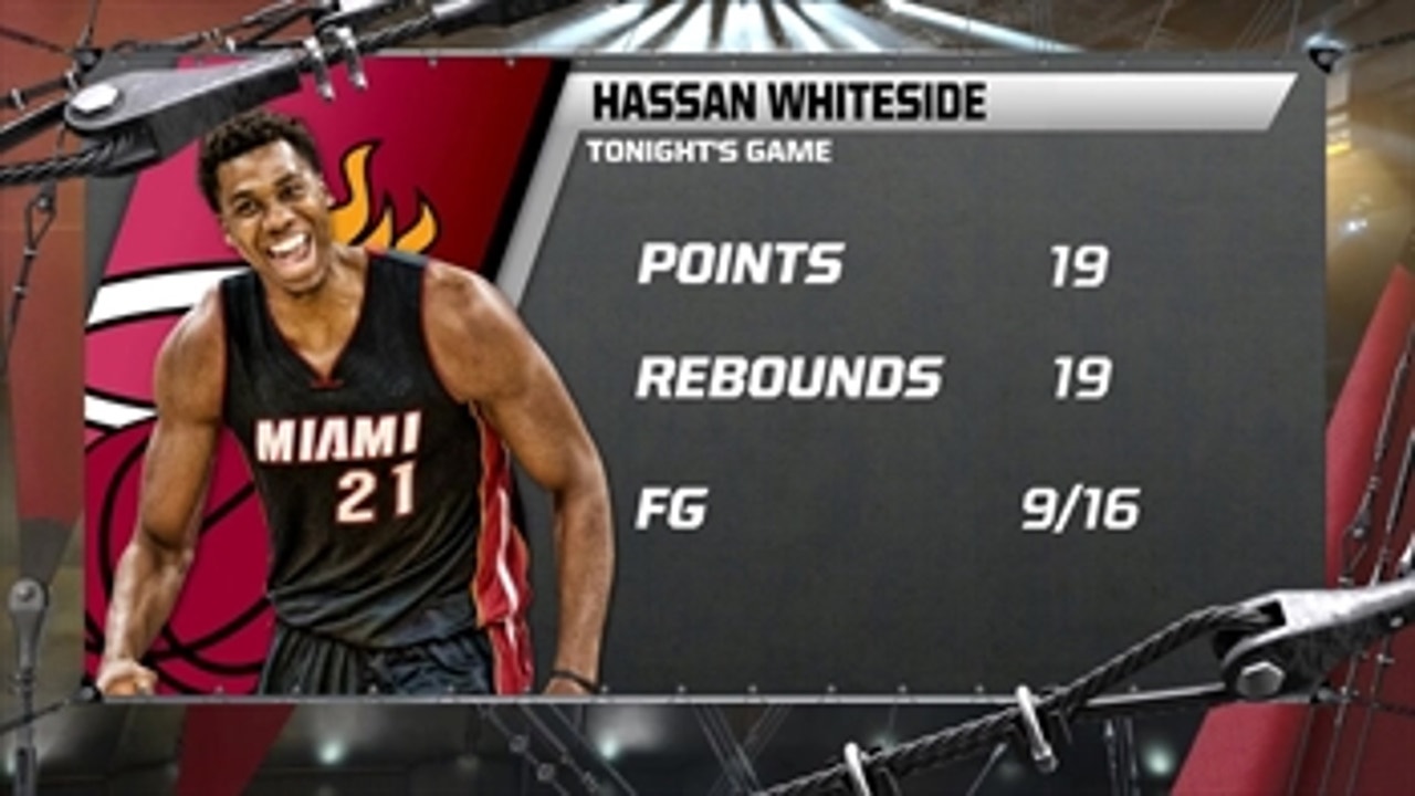 Heat look for Hassan Whiteside to keep on rolling in return home