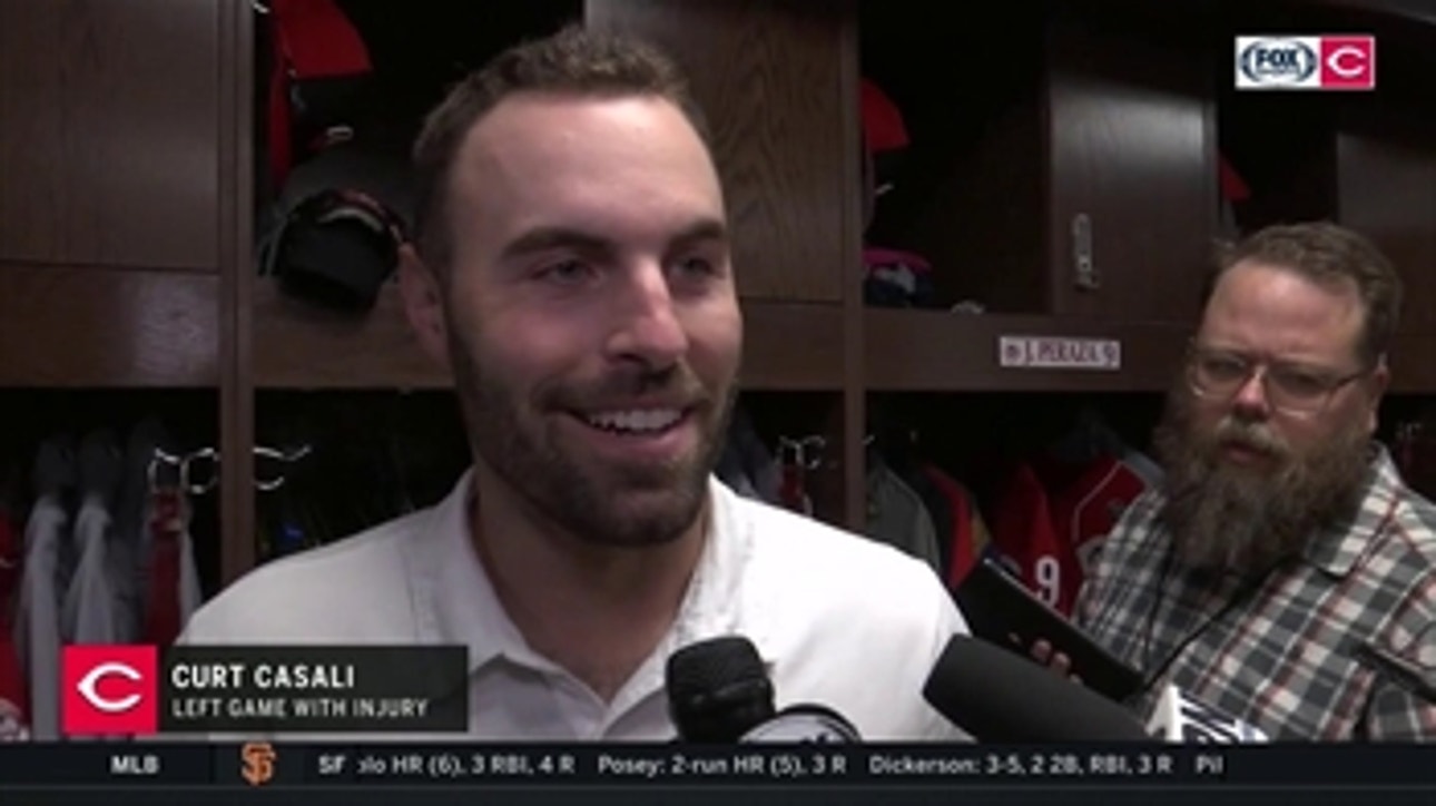 Curt Casali says it's been 'a treat' to see Cincinnati's winning ways vs. Chicago