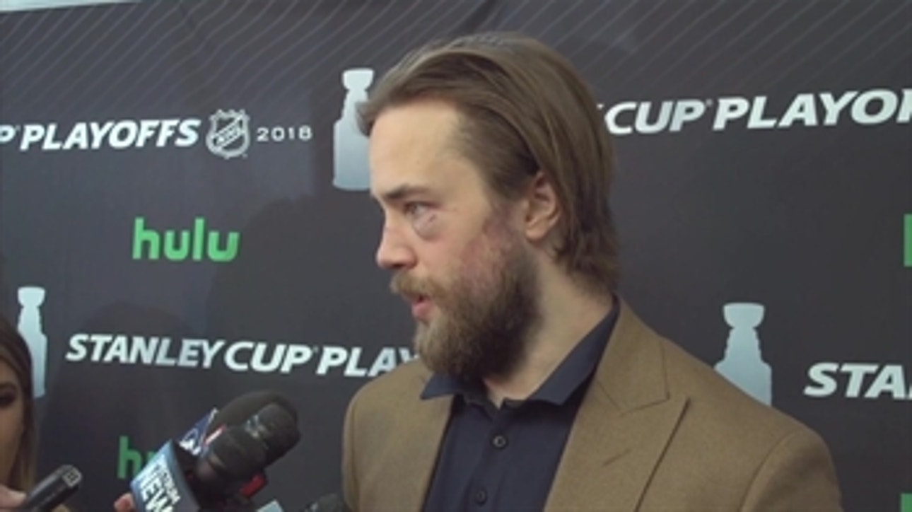Victor Hedman on how his eye is feeling, series shifting to Boston
