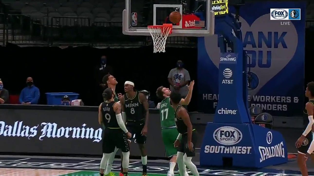HIGHLIGHTS: Luka Doncic with up-and-under And-1 vs Minnesota