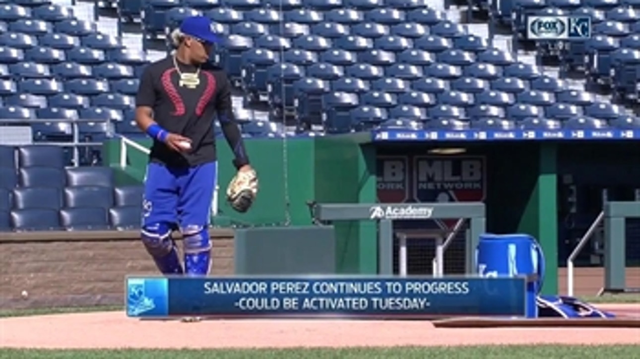 Salvador Perez nearing return from the DL