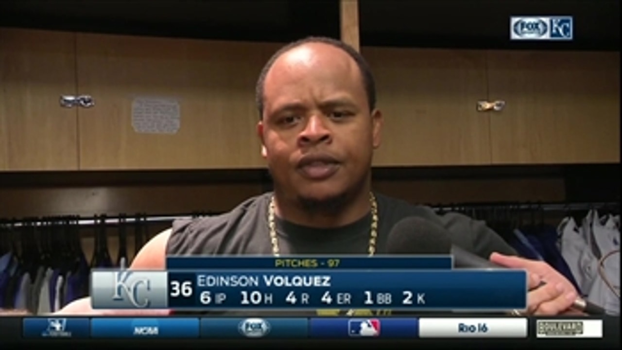 Volquez on Royals' loss to White Sox: 'It's my fault'