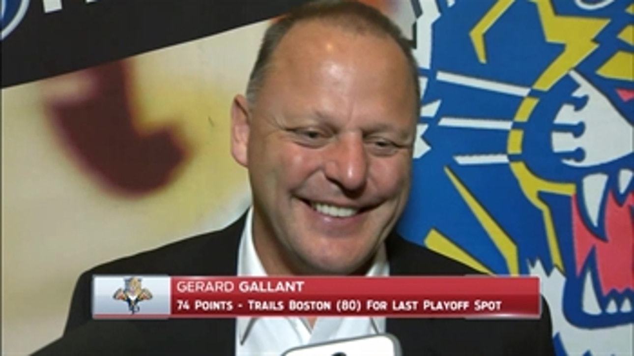 Gerard Gallant discusses Panthers' 4-2 win over Jets