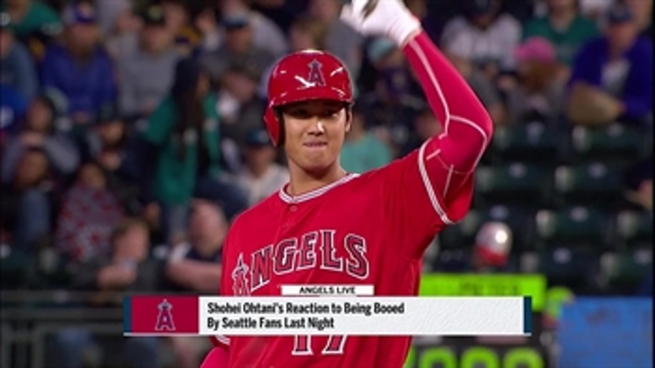 Shohei Ohtani rebounds after being booed for the first time