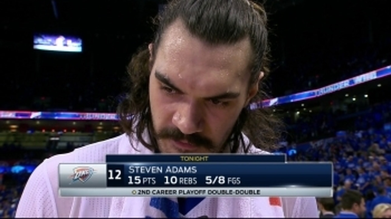 Steven Adams on taking control of 4th quarter in win