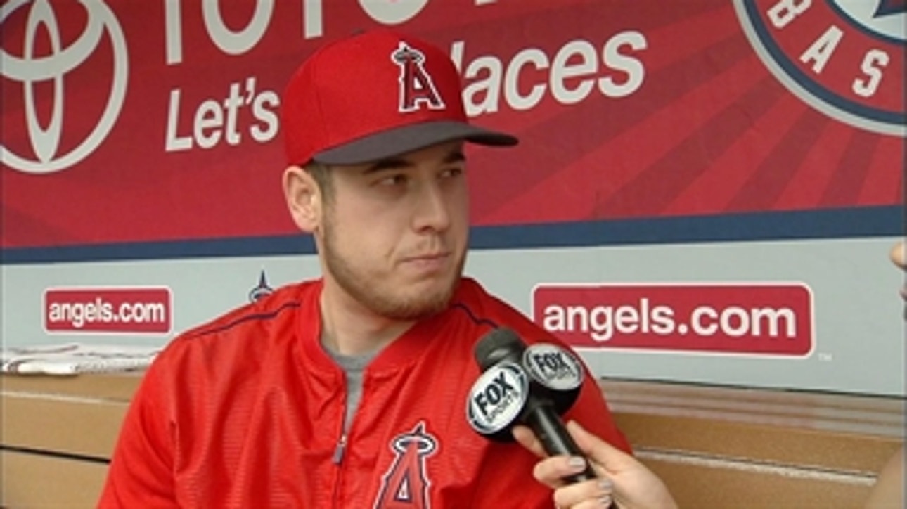 C.J. Cron talks about his return to the Angels