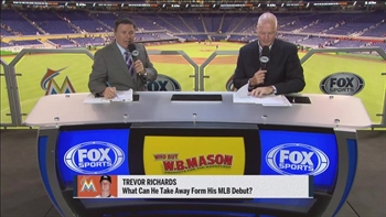 Marlins LIVE: How did Trevor Richards fare in MLB debut?