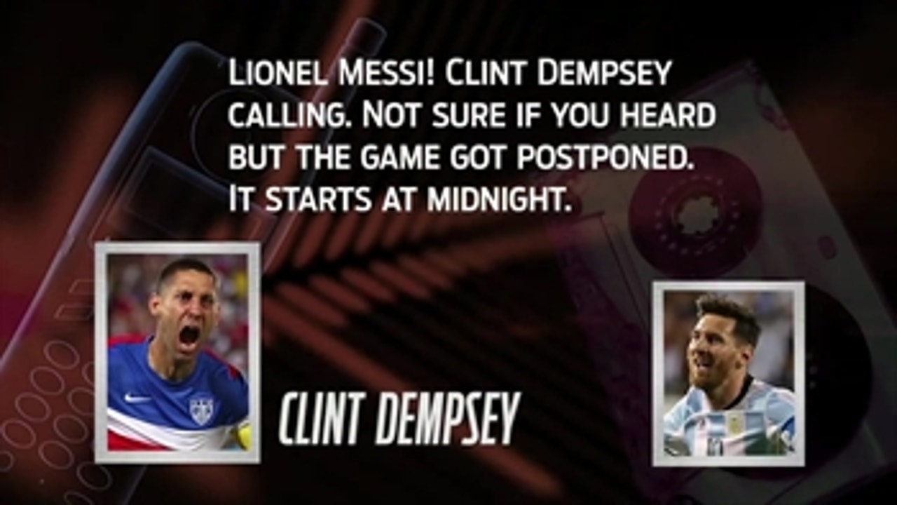 Messi not fooled by Dempsey voicemails