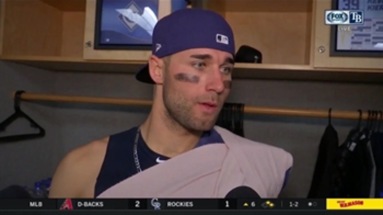 Kevin Kiermaier talks about his highlight catch against the Blue Jays