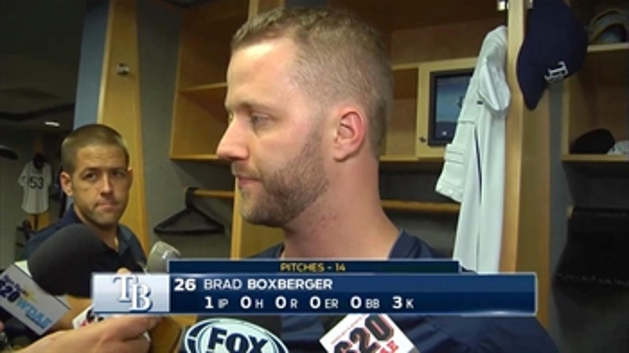 Brad Boxberger: 'It's good to get back on top of my game'