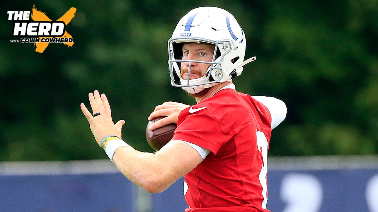 Colin Cowherd reacts to Colts' Carson Wentz undergoing foot surgery I THE HERD