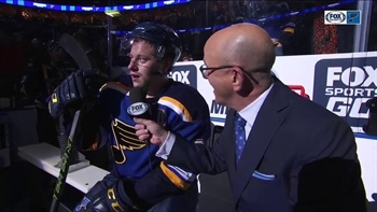 Tarasenko after Blues beat Sharks: 'It's fun to play when there's a lot of pressure'