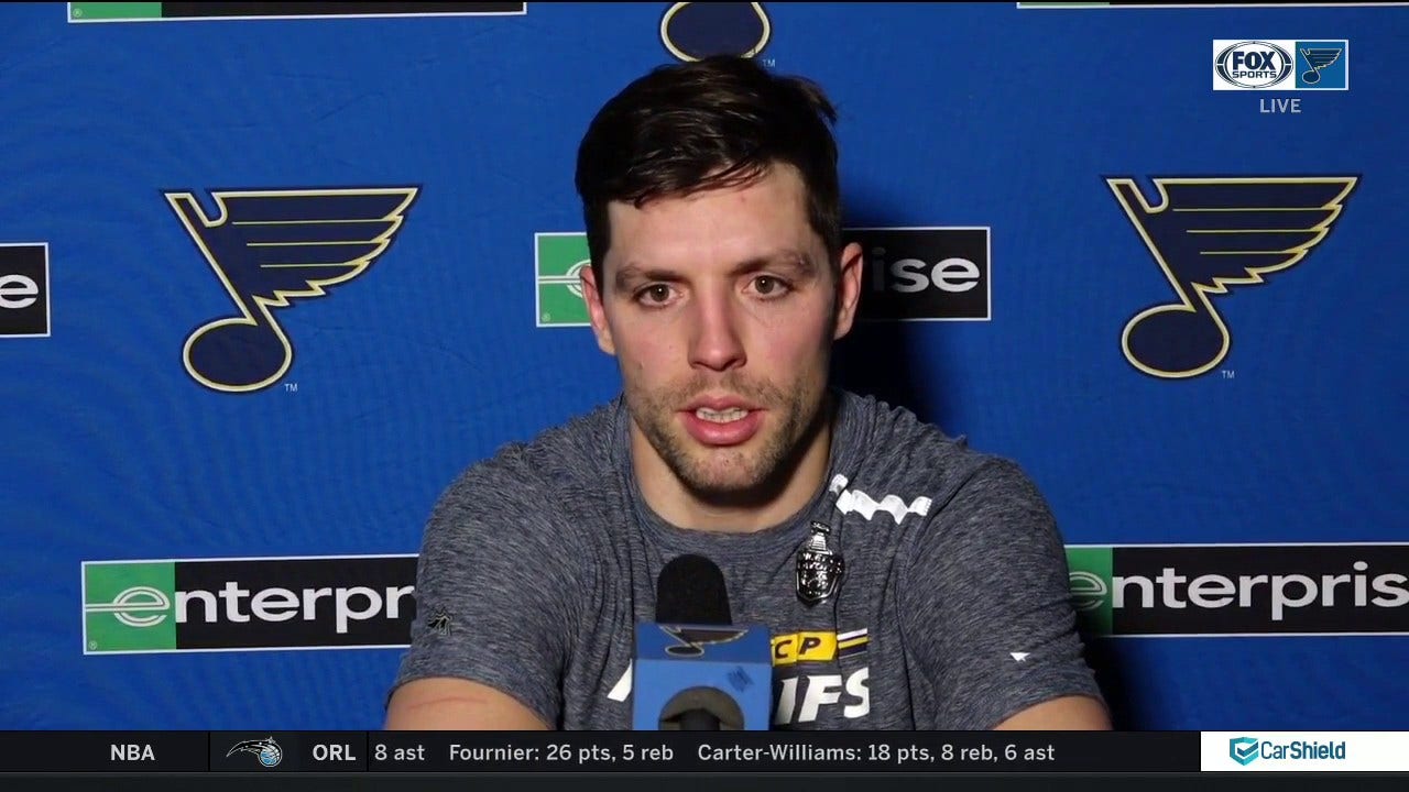David Perron: 'I liked our compete level' in win over Ducks