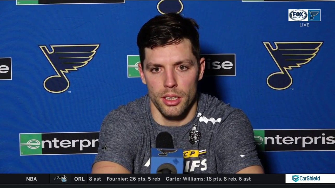David Perron: 'I liked our compete level' in win over Ducks