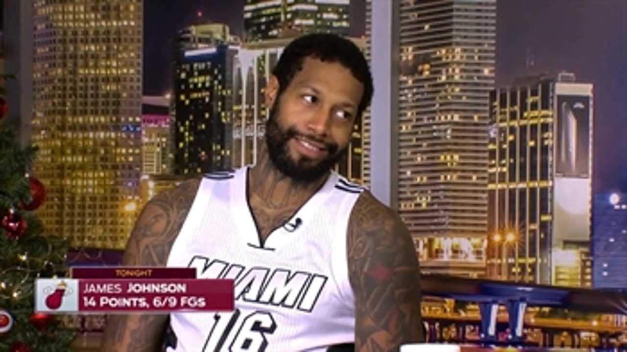 Heat's James Johnson scores 14 points in return from a shoulder injury