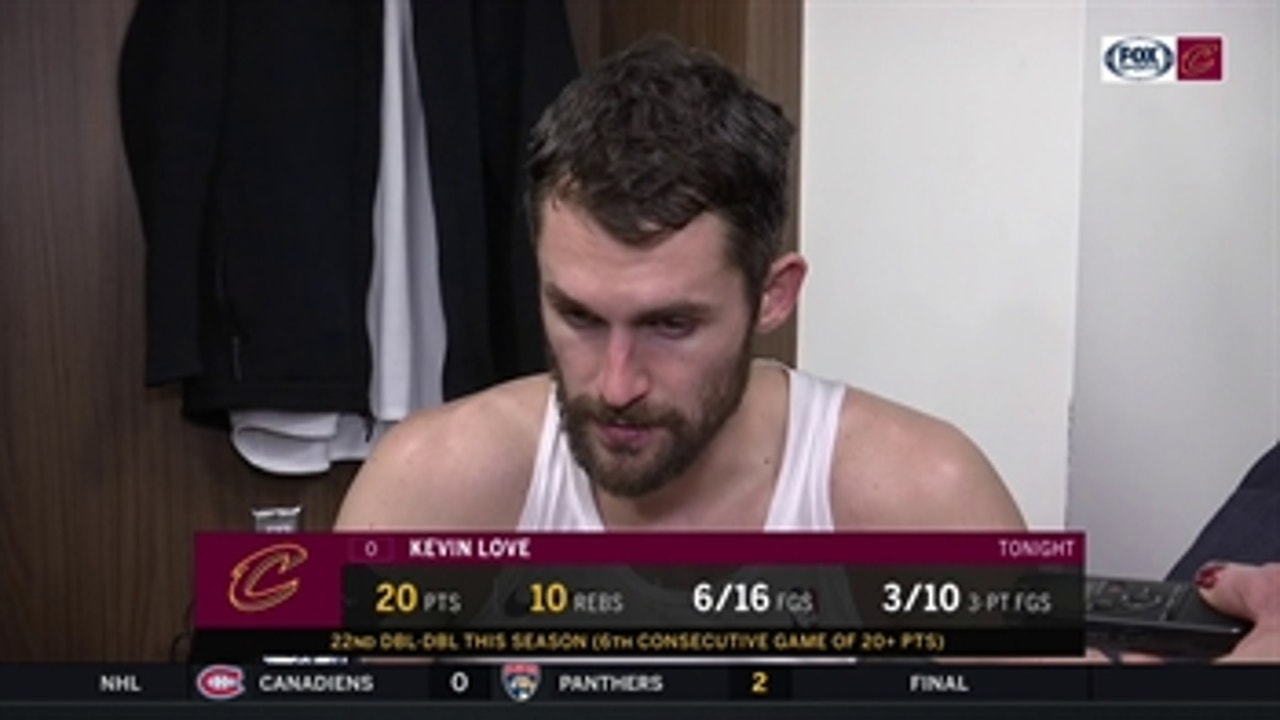 Kevin Love wipes the slate clean after winless road trip: 'We just need to get better'