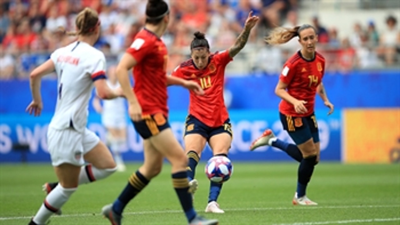 Spain score a quick equalizer vs. the United States ' 2019 FIFA Women's World Cup™