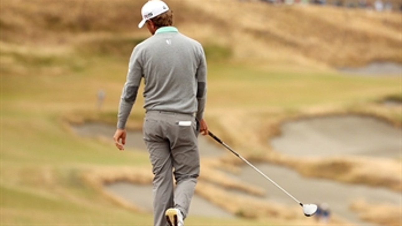 Lucas Glover struggles to find the green on Hole 1 - 2015 U.S. Open Highlights
