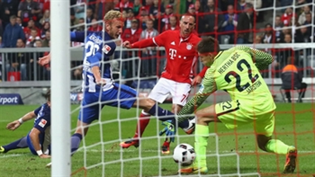 Ribery torches Hertha defense, dabs on them ' 2016-17 Bundesliga Highlights