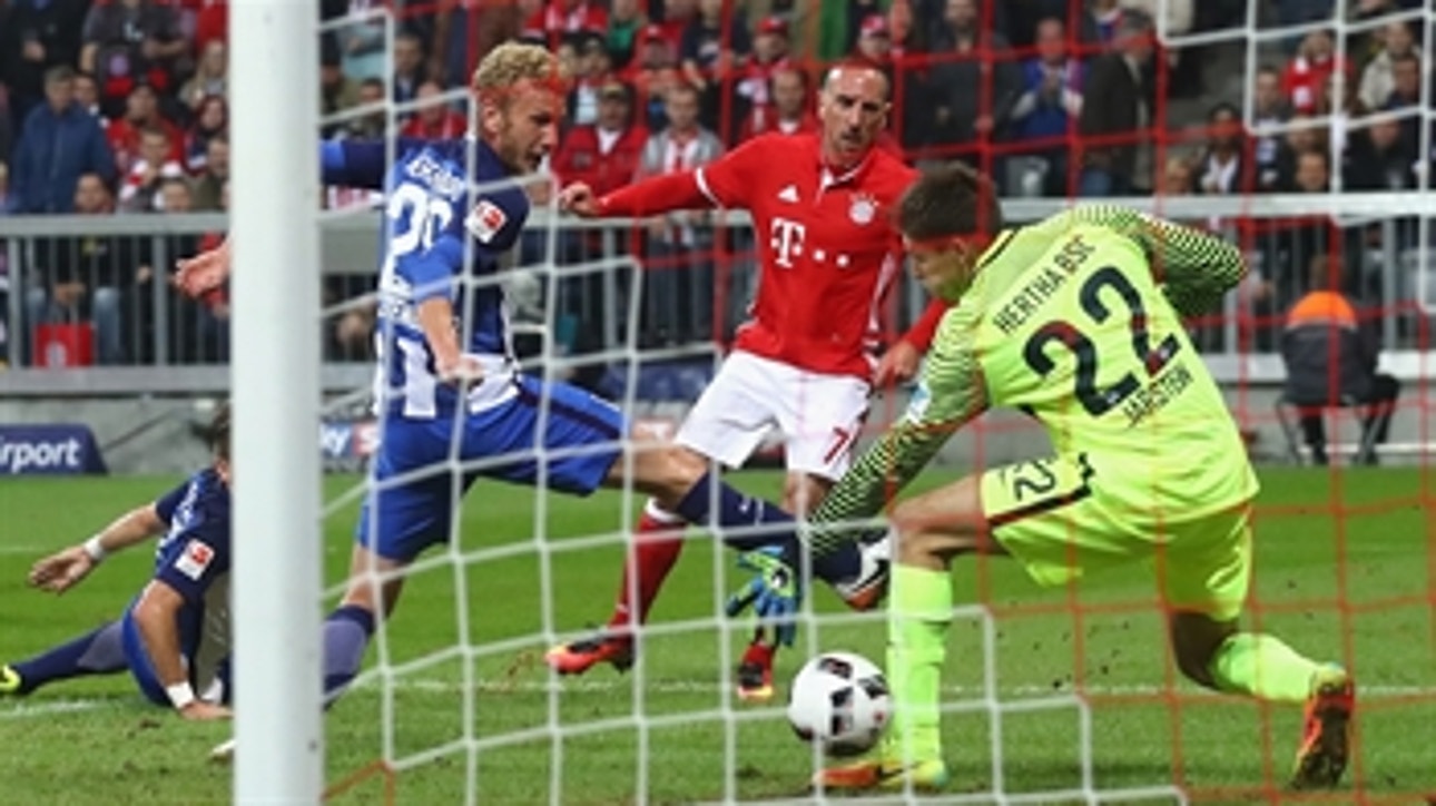 Ribery torches Hertha defense, dabs on them ' 2016-17 Bundesliga Highlights