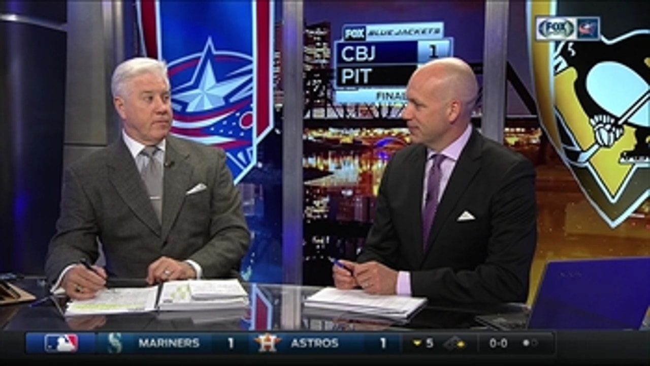 Davidge on Jackets' loss to Pens: 'Throw the stats out'