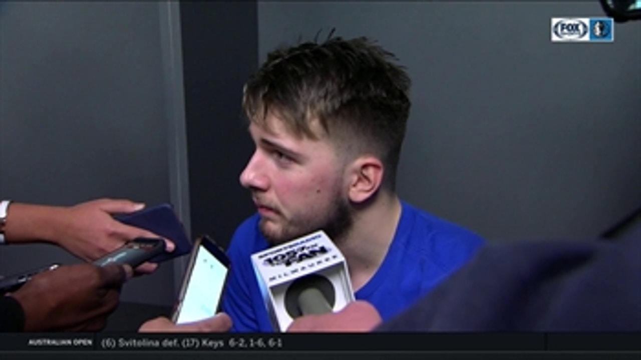 Luka Doncic on notching his first triple-double, Mavs loss to Bucks