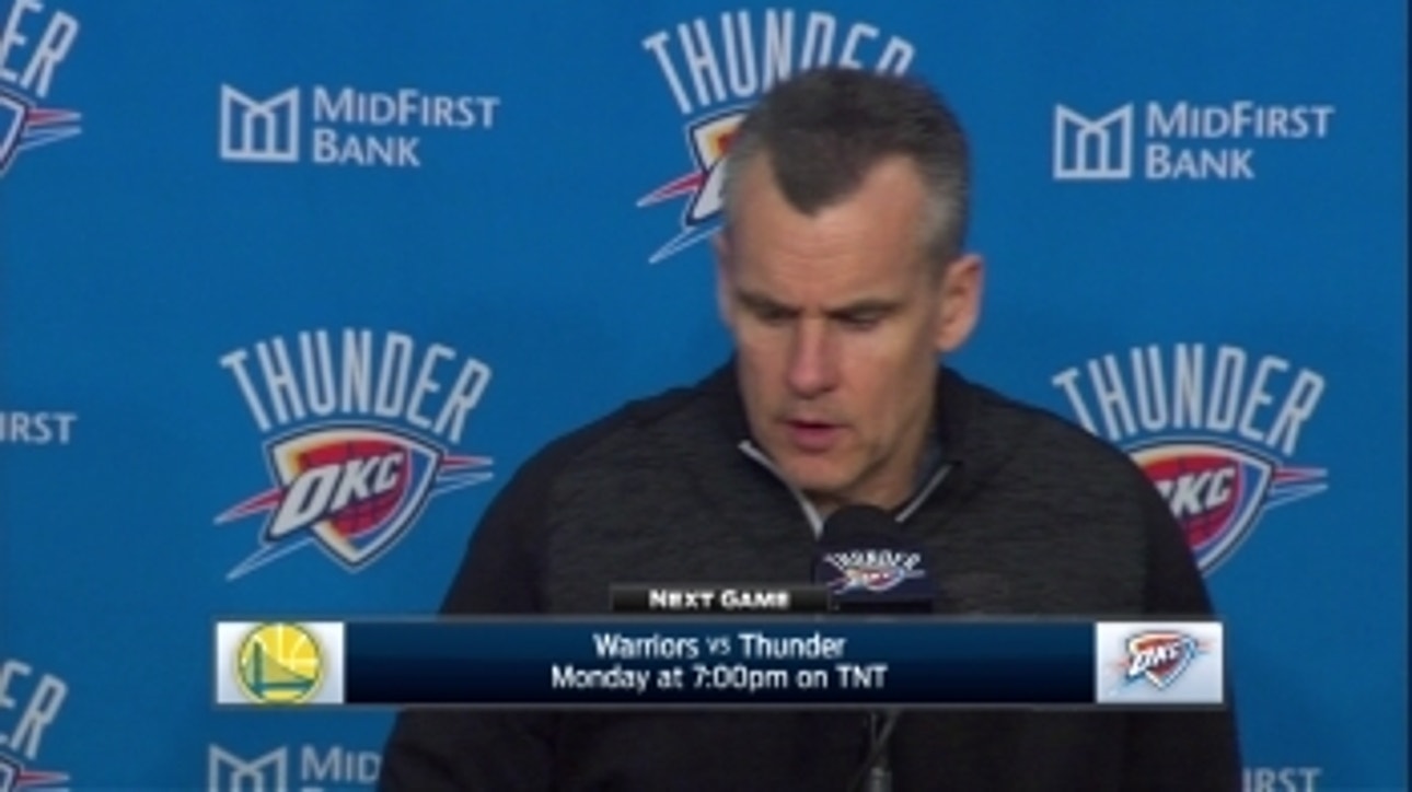 Billy Donovan on defense, win over Sacramento