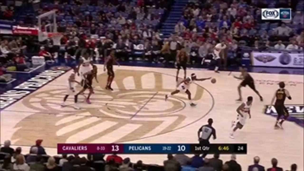 WATCH: Anthony Davis helps Pelicans Rout Cavaliers