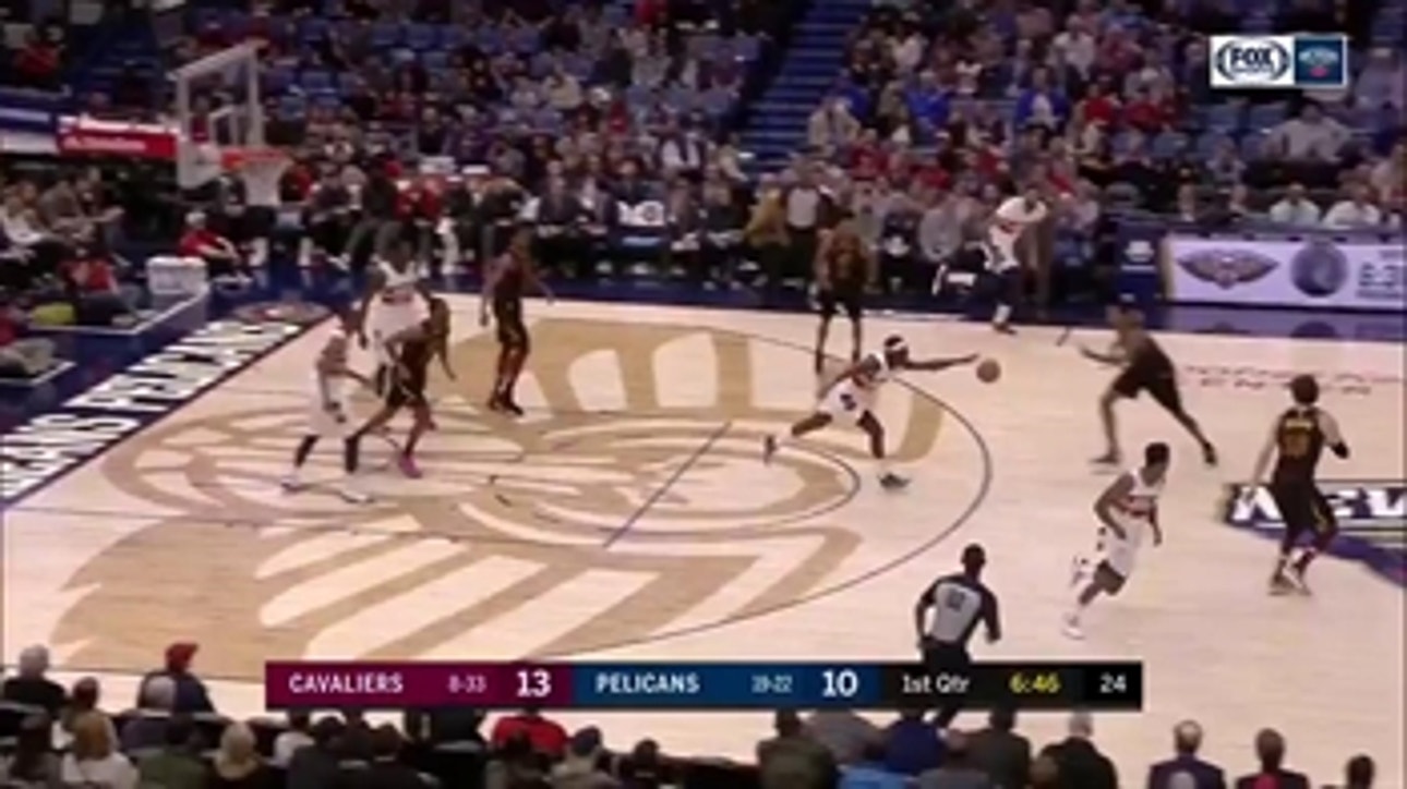 WATCH: Anthony Davis helps Pelicans Rout Cavaliers