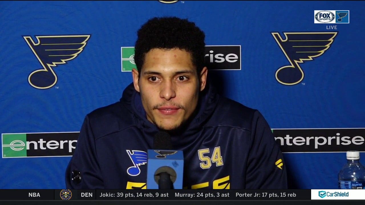 Joshua: 'I'm happy I could bring some excitement to the room' in NHL debut