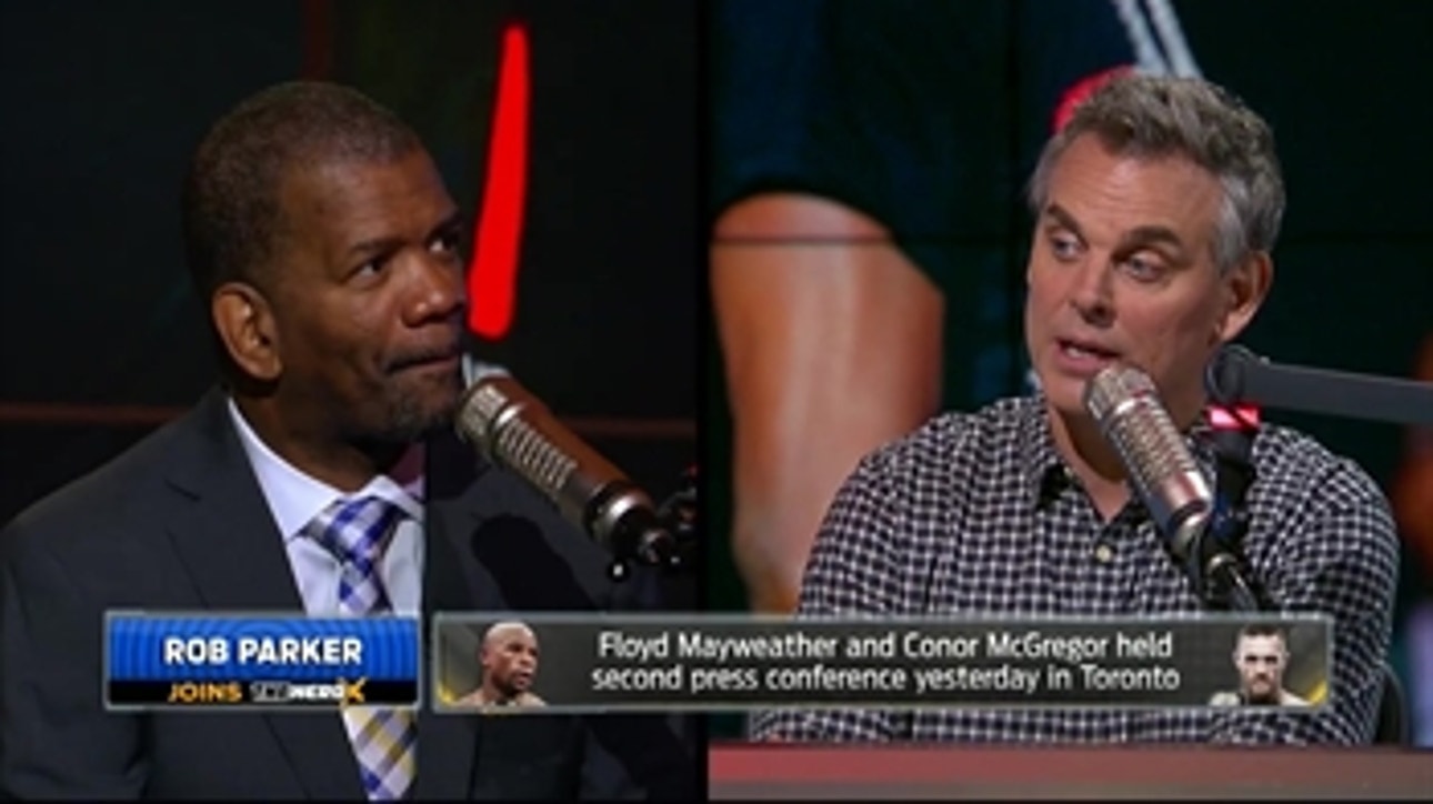 Rob Parker offended by Conor McGregor in his buildup with Floyd Mayweather ' THE HERD